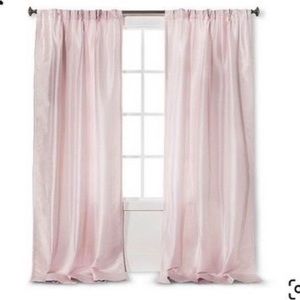 - Rachel Ashwell Simply Shabby Chic Pinch Window Curtains Pink  1/ panel Only